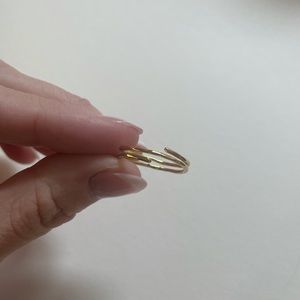 GORJANA TANER COIL RING - size 7